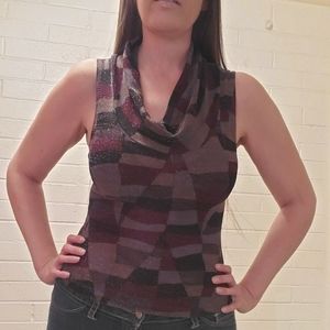 Short Sleeved Dress Top Sparkled